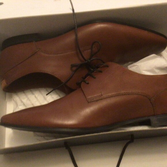 Men's Plain Toe Oxford Shoes by Aldo Tan Brown US 13 M - Picture 3 of 5